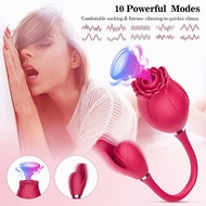 3-in-1 Rose Vibrator for Women Clitoral Nipples Sucking Licking Vibrator Adult Sex Toy for Woman Vibrator sex toys