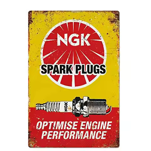 Ngk Spark Plugs Decor Wall Decor Metal Tin Signs Kitchen Garage Bar