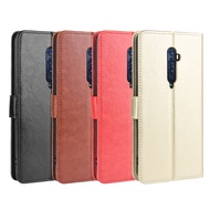 Suitable for Reno2 Mobile Phone Leather Case Flip OPPO Reno 2 Mobile Phone Case Protective Case Card Money Lanyard Protective Case SHS