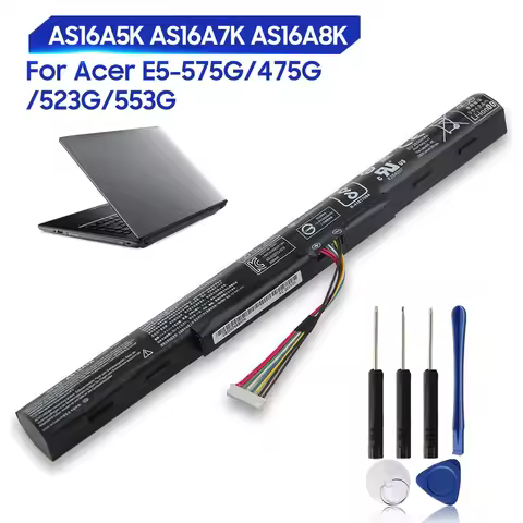 New Replacement Battery AS16A7K For Acer E5-575G 774 56KS 475G N16Q1 F5-573G E5-774G-518Y 78NA 570J 