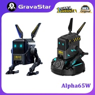 Gravastar Alpha65  65W Black Limited Edition High Speed Charger 65W Creative A65 Dog Charger