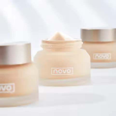 NOVO Radiance Cream Foundation Concealer, moisturizes, conceals pores, brightens the complexion, and