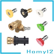 [HOMYL2] High Pressure Washer Adapter 5000PSI Pressure Connector Practical 1/4'' Quick Connect Adapter for Garden Home Cleaning