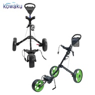 [vsrhkq] Golf Pull Cart Folding Golf Accessories Aluminum Alloy Golf Bag Carrier Cart