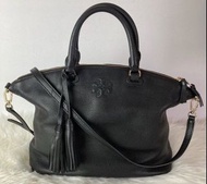 Tory Burch Black Thea Satchel Shoulder Strap