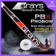 Grays Composite Hockey Stick Probow 8 PB8 Grays Kayu Hoki Trident Dimple Hockey Ball Grays Hockey Ba