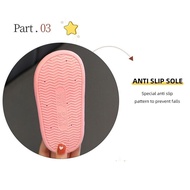 Kids Summer Slippers With 3D Dinosaur Rabbit Fashion Sleeper Rubber Soft Anti-slip Sandals Children