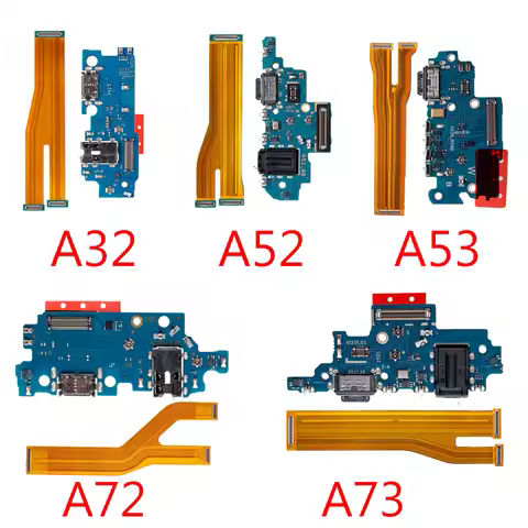 USB Charging Charger Main Motherboard Flex Cable For Samsung Galaxy A32 A 52 A53 A72 A73Dock Connect