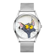 Retro Cat and Mouse Watch Abstract Niche Watch
