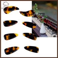 YELGIRL 8PCS Guzheng Nail Covers, Tortoiseshell Transparent Blue Color Plastic Guzheng Finger Picks,