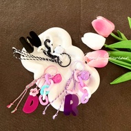 GANTUNGAN Initial keychain keychain/ key chain/ large chain tumbler keychain