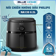 Nồi Chiên Không Dầu Philips NA130/00, 6.2 lít |1700W. Nút Vặn Dễ Sử Dụng, Hàng Chính Hãng