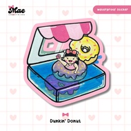 DUNKIN' DONUT MIMI Waterproof Sticker - Glossy Finish