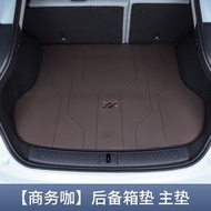 Mg im6 พรม พรมหนังไฮโซเข้ารูป6D7D ถาดหลังรถ แผ่นรองกระโปรงหลังรถ ของแต่ง boot tray ป้องกันไม่ ให้ตัว