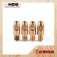 1 PIECE-HDB TECHNOLOGY WELDING MB CONTACT TIP MIG 26KD/36KD/40KD/501D M8x30 DIA.10MM (0.8MM/1.0MM/1.