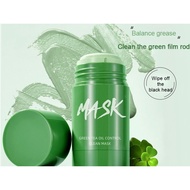 Green Tea Stick Cleansing Mud Mask Removal Blackheads Pore Mask Oil Balance Mask CS125
