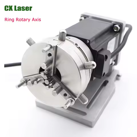 D69 Laser Marking Machine Ring Rotary Axis Chuck for Bracelet Jewelry Engraving Auto Lock Rotary Att