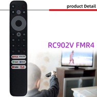 Remote Control Black Accessories Replacement RC902V FMR4 for TCL LED 4K Smart TV 40S330 32S330 43S43