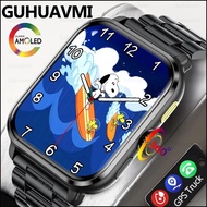 2024 Smart Watch Men 1.85-Inch Bracelet Fitness GPS Tracker Sports Watches Bluetooth Call Smart Clock's Men Smartwatch For IOS
