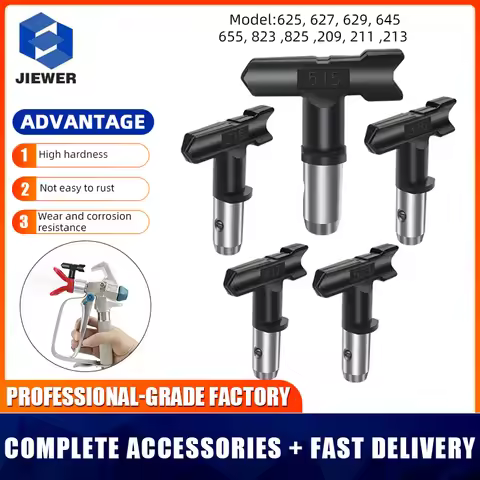 Airless Spray Tip Nozzle Spray Gun Paint Sprayer Seal Nozzle 625 627 645 655 823 825 209 211 213 For