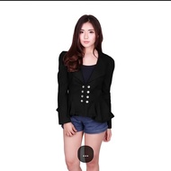 Duomo - Madelyn Blazer Simple Long SleeveWanita