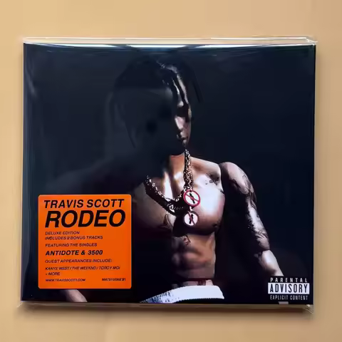 Travis Scott "Rodeo" Deluxe Trap Hip Hop CD High Octane Rap Beats Iconic Tracks Starring The Weeknd 