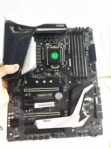 For MSI MPG Z390 GAMING PRO CARBON Motherboard LGA 1151 DDR4 ATX Z390 Mainboard 100% Tested OK Fully