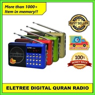 Radio Al-Quran+FREE 8GB Memory Card Full SURAH 999 Files Religious Filling.999 Files!!!