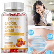 Pslalae Vision and Gut Health Dietary Supplement, Gac fruit oil capsules, suitable for adults, glute
