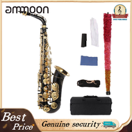ammoon Eb Alto Saxophone Brass Lacquered Gold E Flat Sax 82Z Key Type set