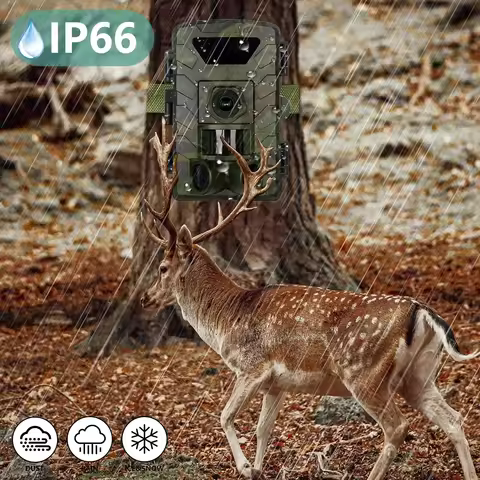 WiFi Trail Camera PR803W 8K-60MP Hunting Camera with Night Vision & App Control,IP66 Waterproof 2 in