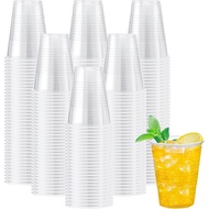 Lamosi 500 Count 9 oz Clear Plastic Cups, 9 Ounce Disposable Cold Drinking Cups for Party, Wedding, 