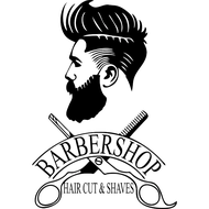 FC2026 1pc Self Adhesive Home Decor Hairdresser Sticker Haircut Shavers Barber Shop Sign Vinyl Windo