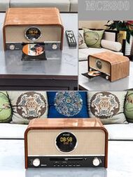 光盤播放器山水mcb800家用藍牙小音響客廳cd播放機復古組合音箱老式高音質FM收音機茶桌辦公室品味桌面小型音箱一體機