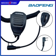 BAOFENG KENWOOD PTT Handsfree Microphone & Speaker 2PIN PUSH TO TALK EARPIECE PTT ❤PTT WALKIE❤