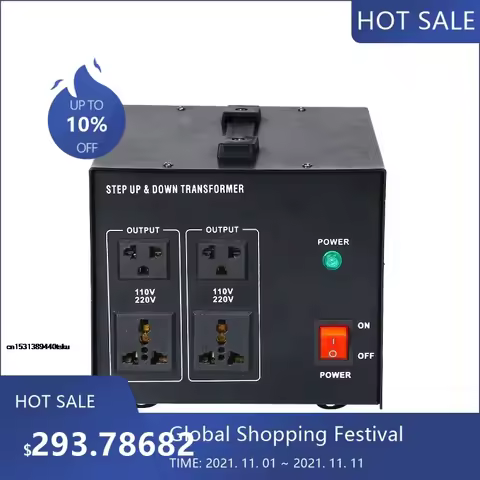 4018 2000W Manufacturer Supplies Mutual Conversion Step-Up Transformer 110 To 220 and 220V To 110V V
