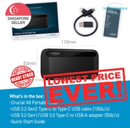 [Super Price]  Crucial X8 2TB / 1TB Portable SSD