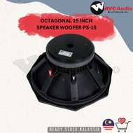 Octagonal 15 Inch Speaker Woofer PS-15