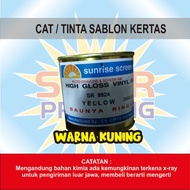 Ink sunrise vinyl ink yellow screen printing paint/