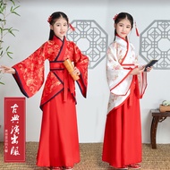 Children Children's Ancient Costume Tang Costume Girls' Ancient Costume Fairy Clothing Performance C