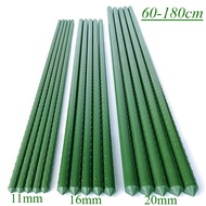 11/16/20mm-60-180cm Garden Stakes Coated Steel Plant Pole For Fixing Trees And Plants, Tomato Sticks