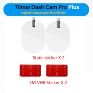 (24hr ship) 2PC For  70Mai Dash Cam Pro Plus Dash Cam Smart 3M Film And Static Stickers, For 70Mai P