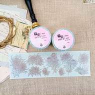 NO.W315I-2A 四君子-菊-粉 Four Gentlemen-Chrysanthemum