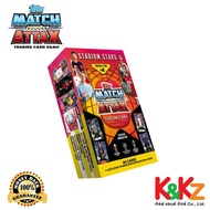 Topps Match Attax 23/24 Mega Tins 4/ Football Card Iron Box Megatin Red