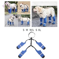 [Freneci] Dog Suspender Boots Dog Booties Leggings Paw Protector Breathable Dirtyproof