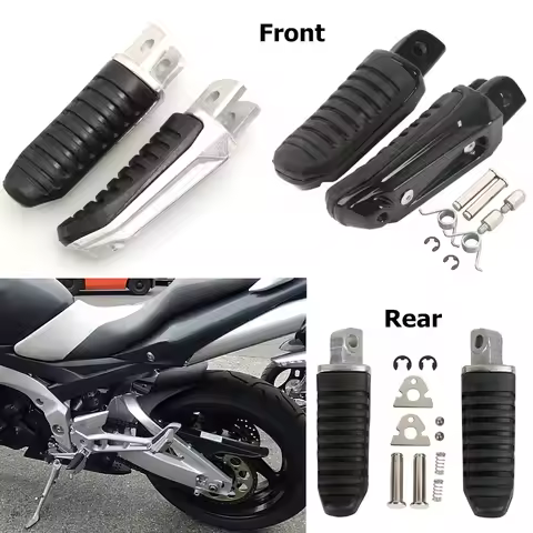 Motorbike Passenger Foot Peg Rear Pedal Front Footrest Footpeg For Suzuki GSX650F GSX 650F 2008-2012