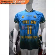 READY STOCK JERSEY VOLLEY BALL ORIGINAL LIFCO LIVOLI TNI AU BLUE