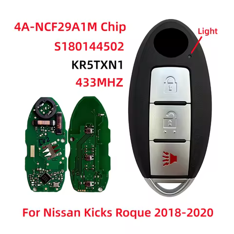 S180144502 For Nissan Kicks Rogue Sport 2018 2020 Remote Smart Car Key 3Buttons Fob 433Mhz 4A Ship N