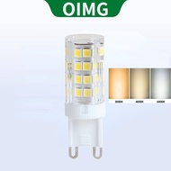 OIMG LED Bulb G9 Interface Super Bright 5W 85-265V LED Lighting 2835 SMD White Light 6000K Neutral L