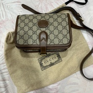Gucci Retro 老花 風琴郵差包